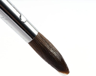 Sable Watercolor Brushes Professional, Fuumuui 8Pcs Sable Brush Set Variety Shapes with Flat, Round Pointed, Cat's Tongue Oval Wash Perfect for Watercolor Acrylic Gouache Inks Painting