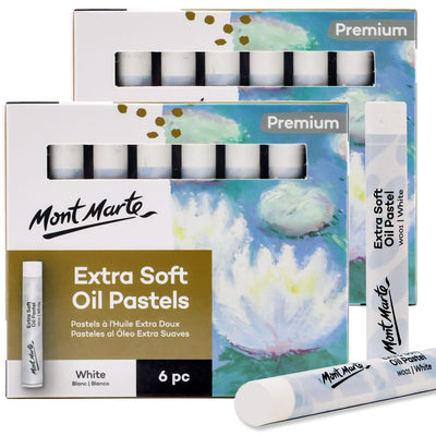 Mont Marte Extra Soft Oil Pastels Vibrant Hues Premium 120pc, Assorted Bright Colors, Vibrant, Buttery, Versatile Art Pastels for Blending, Layering & Shading, Art, Craft, Coloring and Sketching