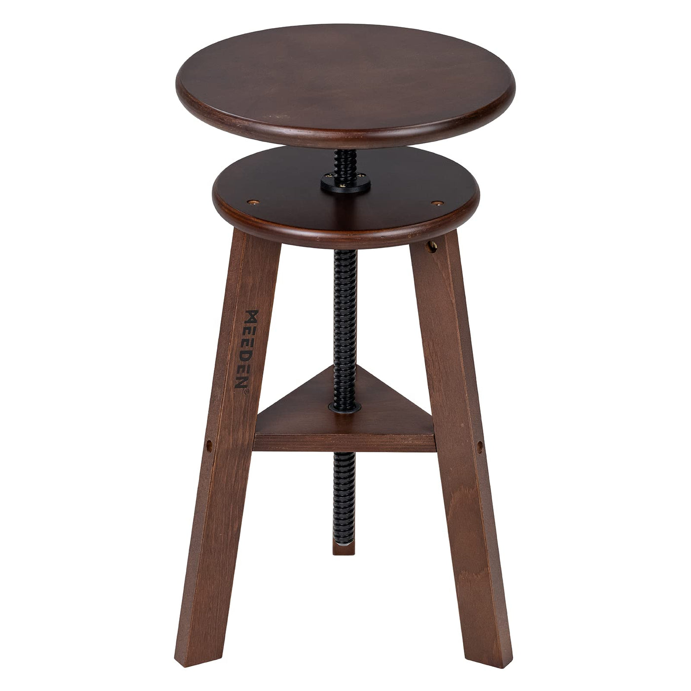 MEEDEN Wooden Drafting Stool with Adjustable Height, Artist Stool,Office Studio Stool, Up to 220 Lbs,German Beech Wood, Perfect for Artists Studio,Home Use,Kitchen,Bars