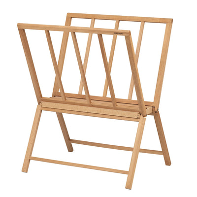 MEEDEN Folding Art Print Rack - Beechwood Art Storage Rack - Artist Storage and Display Rack for Canvas Art Prints Panels Posters Art Gallery Shows