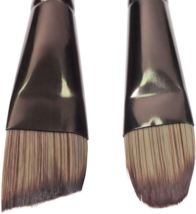 Mont Marte Premium Paint Brush Set 15 Piece, Includes 15 Different Brushes in a Roll Case with Magnetic Closure, Suitable for Watercolour, Acrylic and Oil Painting