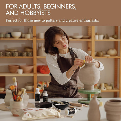ARTIFY Air Dry Clay Kit for Adults, DIY Pottery Craft Airdry Tool Kit at Home, Art Hobby Clay Sculpting Modeling Making, Date Night Couples Family Beginners Birthday Gifts