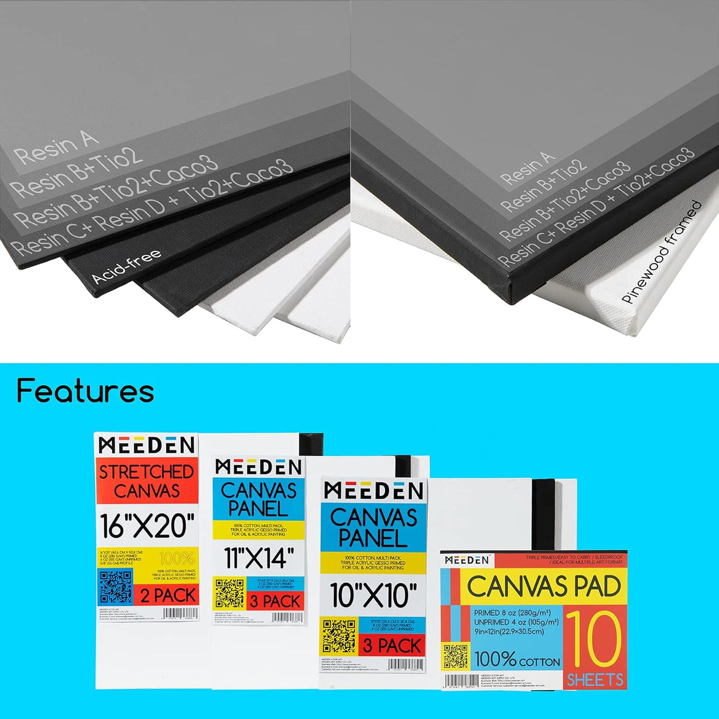 MEEDEN 149PCS Art Supplies with French Easel, All-in-one Painting Set for Artists Beginners