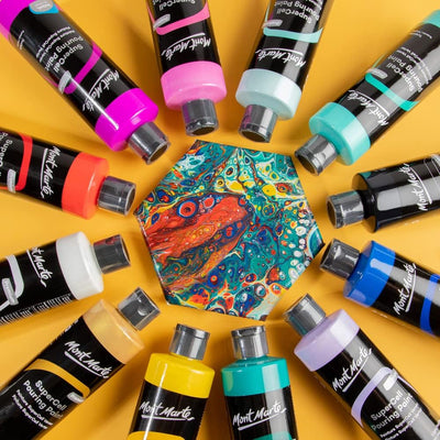 Mont Marte SuperCell Pouring Paint 240ml - White