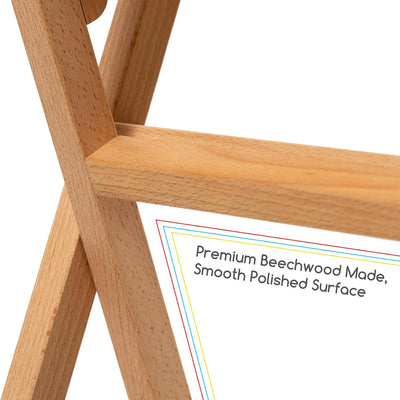 MEEDEN Folding Art Print Rack - Beechwood Art Storage Rack - Artist Storage and Display Rack for Canvas Art Prints Panels Posters Art Gallery Shows