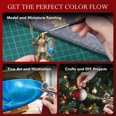 Golden Maple Airbrush Paint Thinner for Acrylic, Lacquer Paints - 6.76oz Fast-Drying Non-Toxic Solvent | Airbrush Flow Improver for Model Kit, Shoes, Plastic, Metal | Water-Based Acrylic Paint Thinner