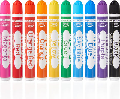Shuttle Art Dot Markers, 10 Colors Washable Markers for Toddlers,Bingo Daubers Supplies Kids Preschool Children, Non Toxic Water-Based
