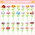 Fabric Flower Bouquets Toys, DIY Craft Kits Toys for Kids - Flowers Market Toy, Build Your Flower Bouquet, Arts & Crafts for 4+ Year Toddler Girl, Educational Activity Preschool B-Day Gifts 11