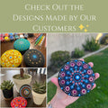 MoonGarden Mandala Rock Painting Kit - Mandala Dotting Tools Kit - Large Wooden Rocks for Painting, Stencils, Acrylic Paints, Dotting Tools for Rocks - Dot Art Kit for Adults & Kids 4