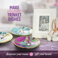 Dan&Darci Craft 'n Clay - Jewelry Dish Making Kit for Kids Ages 8-14 Year Old - Best DIY Arts & Crafts Kits - Birthday Gifts - Creative Toys for Preteen & Teenagers - Girl Birthday Gift Ideas 5