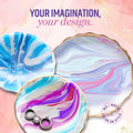 Dan&Darci Craft 'n Clay - Jewelry Dish Making Kit for Kids Ages 8-14 Year Old - Best DIY Arts & Crafts Kits - Birthday Gifts - Creative Toys for Preteen & Teenagers - Girl Birthday Gift Ideas 9