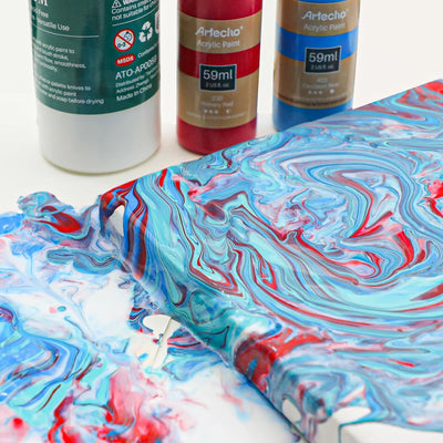 Artecho Pouring Effects Medium 8oz / 236ml, Acrylic Medium for Acrylic Paint, Premium Paint Thinner
