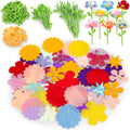 Fabric Flower Bouquets Toys, DIY Craft Kits Toys for Kids - Flowers Market Toy, Build Your Flower Bouquet, Arts & Crafts for 4+ Year Toddler Girl, Educational Activity Preschool B-Day Gifts 2