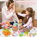 Fabric Flower Bouquets Toys, DIY Craft Kits Toys for Kids - Flowers Market Toy, Build Your Flower Bouquet, Arts & Crafts for 4+ Year Toddler Girl, Educational Activity Preschool B-Day Gifts 9