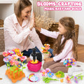 Fabric Flower Bouquets Toys, DIY Craft Kits Toys for Kids - Flowers Market Toy, Build Your Flower Bouquet, Arts & Crafts for 4+ Year Toddler Girl, Educational Activity Preschool B-Day Gifts 17