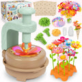 Fabric Flower Bouquets Toys, DIY Craft Kits Toys for Kids - Flowers Market Toy, Build Your Flower Bouquet, Arts & Crafts for 4+ Year Toddler Girl, Educational Activity Preschool B-Day Gifts 1